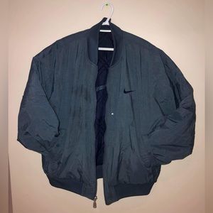 Men's Reversible Vintage Nike Bomber Jacket XL